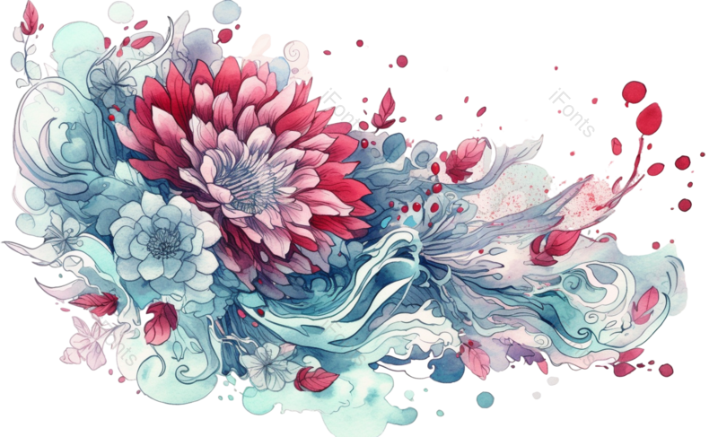 叶子图片,装饰元素,浪漫PNG,花卉免抠素材